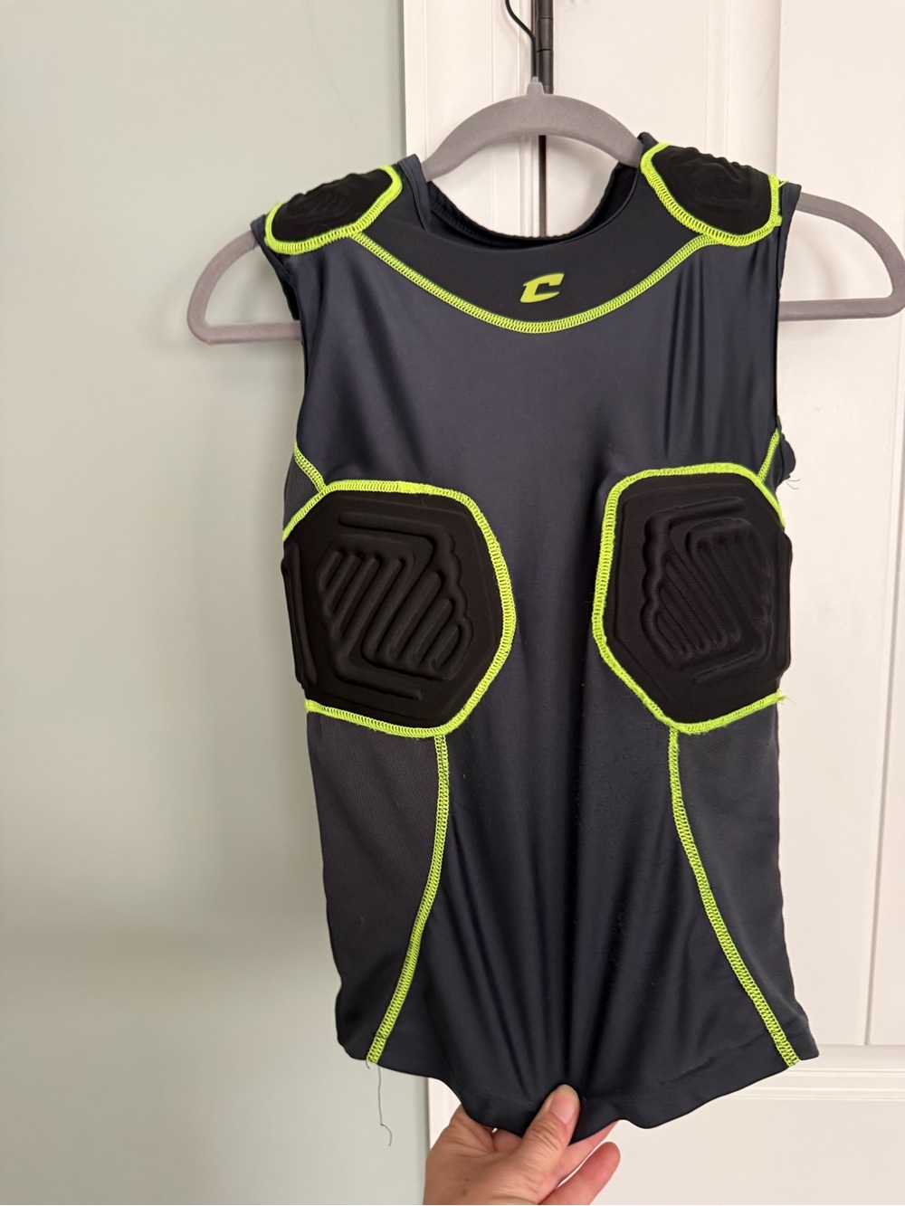 Youth Champro padded football tank (size Y medium)